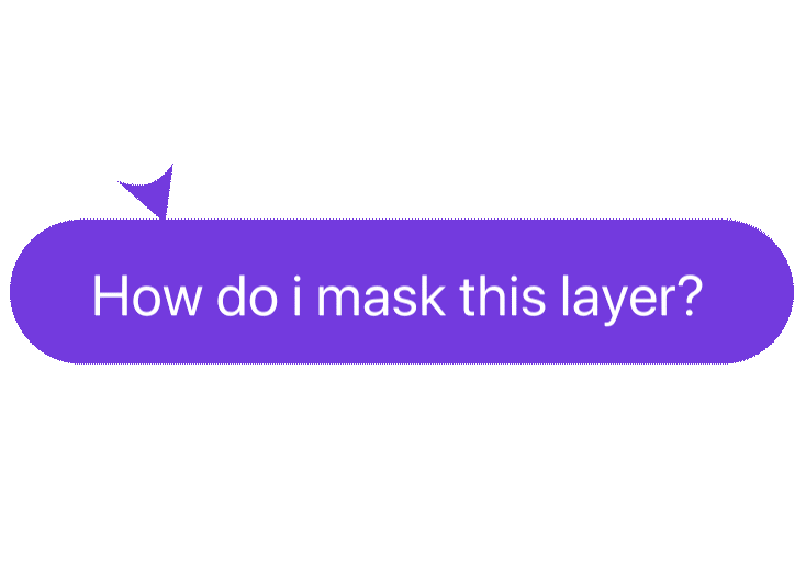 Mask layer before hover